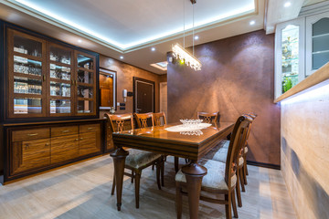 classic dining room interior