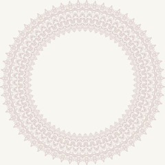 Damask Vector Orient Pattern
