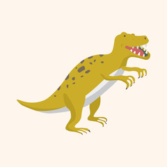 dinosaur cartoon theme elements vector,eps