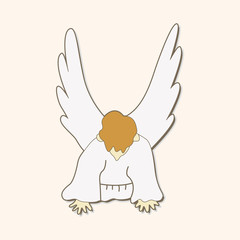 angel theme elements vector,eps