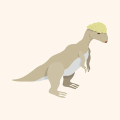 dinosaur cartoon theme elements vector,eps