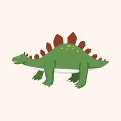 dinosaur cartoon theme elements vector,eps