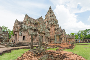 Fototapeta premium Phanom Rung Historical Park in Buriram, Thailand