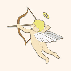 Obraz premium angel theme elements vector,eps