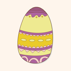 easter painting egg theme elements vector,eps