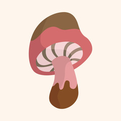 mushroom cartoon theme elements vector,eps