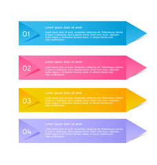 Modern inforgraphics template for banners, websites and designs