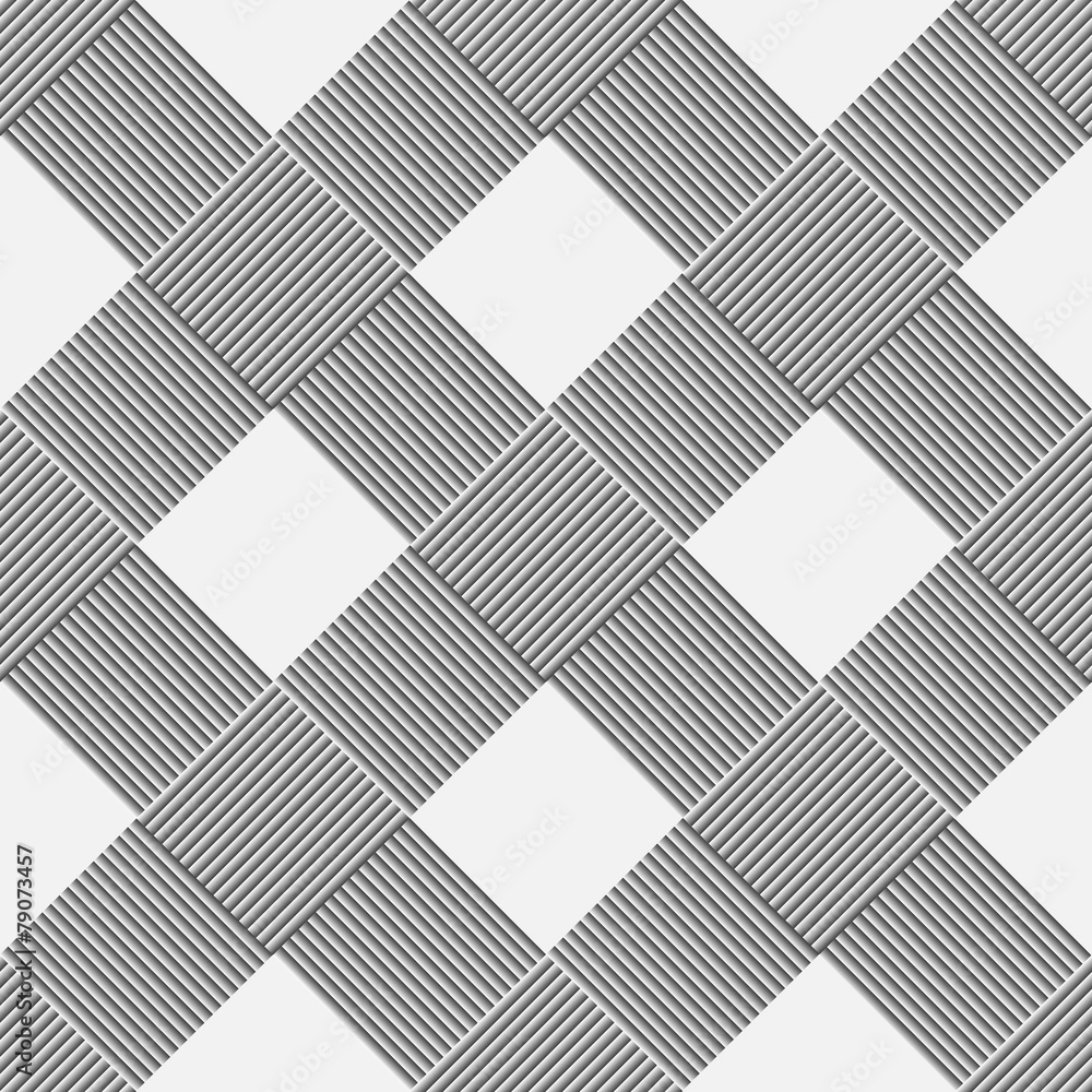Poster monochrome background of diagonal pattern wickerwork