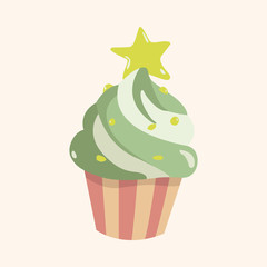 decorating cake theme elements vector,eps10