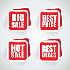 Sale, best price and best deal bubbles
