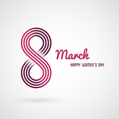 Obraz premium Happy Women Day background