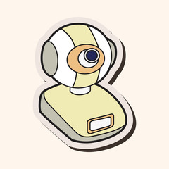 video camera theme elements vector,eps