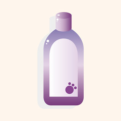 Pet shampoo theme elements vector,eps10