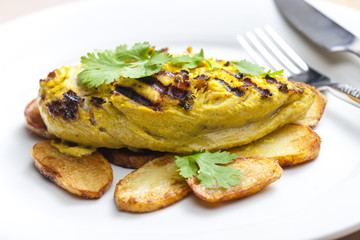 chicken meat inyoghurt marinadee