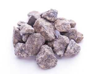 granite stones isolated on the white background