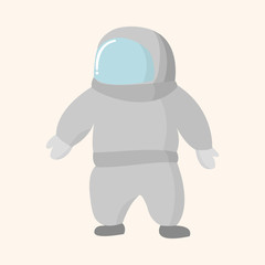 Space Astronaut theme elements vector, eps10