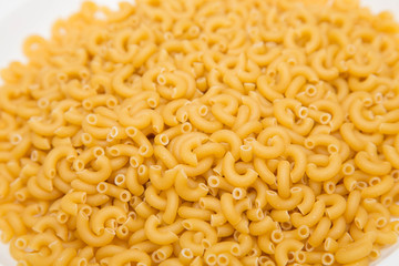 Elbow Macaroni on Counter