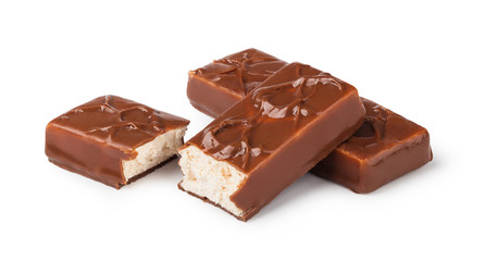 Closeup of chocolate bar