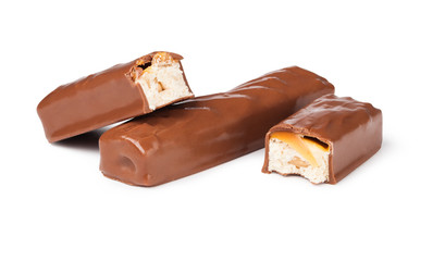 Closeup of chocolate bar