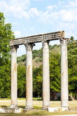 Fototapeta premium Roman Temple, Riez, Provence-Alpes-Cote d''Azur, France
