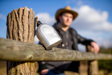 Fototapeta premium Wasserflasche