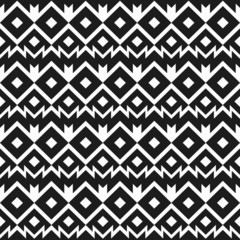 monochrome mexico seamless pattern