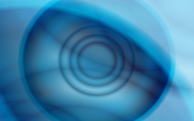 Dark Blue Circle Eye Abstract Background Vector