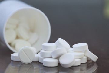 pills on the table