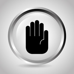 Obraz premium hand stop