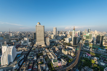 Fototapeta na wymiar BANGKOK, February 21 : Bangkok view on 21 February 2015, Bangko