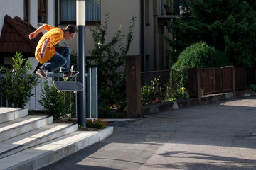Skateboard Skate Trick Jump 360 Flip