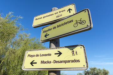 Signals indicating different activities