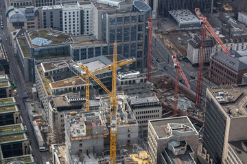 Fototapeta premium pejzaż miejski frankfurt am main niemcy