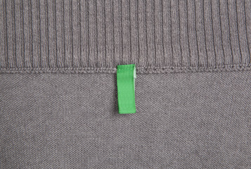 clothes with label tag