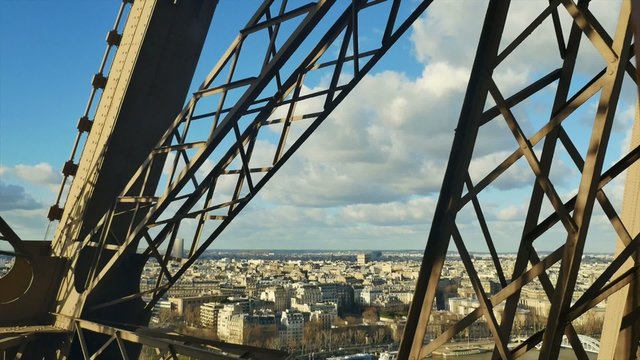 Eiffel Tower-Elevator-Paris-France