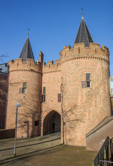 Fototapeta premium Medieval city gate Sabelspoort in Arnhem