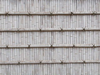 fence of bamboo