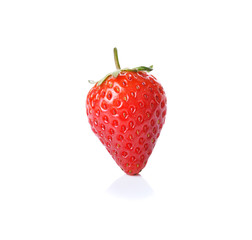 Strawberry on white background