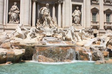 Trevi fountain in Rome