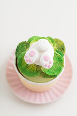 Easter bunny cupcake