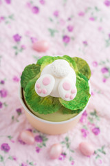 Easter bunny cupcake