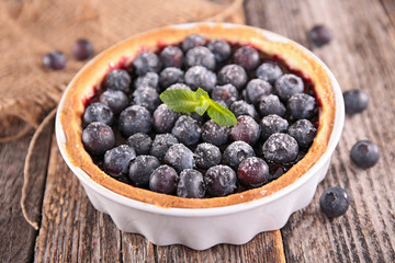 blueberry tart