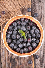 blueberry tart
