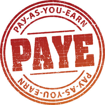 PAYE (Pay as you earn) rubber stamp