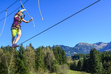 Balancieren mit Aussicht