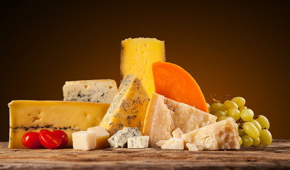 Various type of cheese