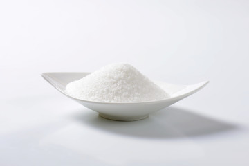 Bowl of granulated sugar