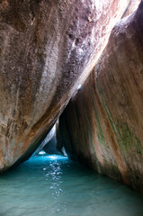 Boulders on Turquoise Sea Water in Virgin Gorda