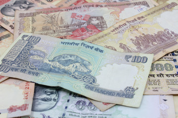 Obraz na płótnie Canvas Indian Rupees