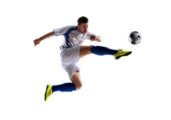 soccer player in action - Powered by Adobe